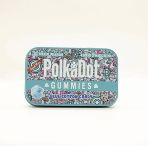 Polkadot Blue Cotton Candy Gummies