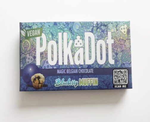 Polkadot Blueberry Muffin Magic Belgian Chocolate