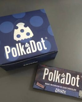 PolkaDot Crunch Magic Mushroom Belgian Chocolate