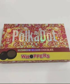 Polkadot Whoppers Mushroom Belgian Chocolate Bar