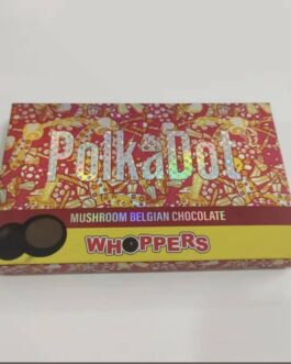 Polkadot Whoppers Mushroom Belgian Chocolate Bar