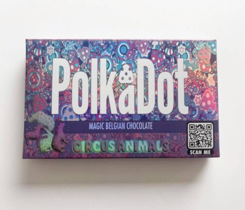 Polkadot Circus Animals Chocolate Bar