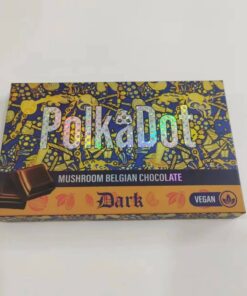 PolkaDot Dark Mushroom Belgian Chocolate