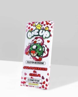 One Up Strawberries and Cream Mushroom Bar