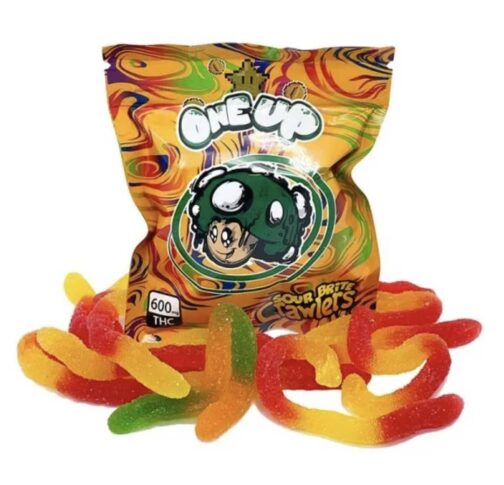 One Up Gummies Sour Brite Crawlers