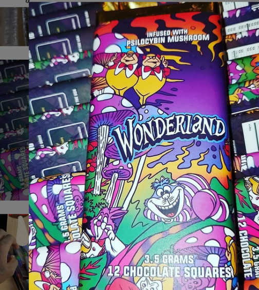 Wonderland Mushroom Chocolate Bars